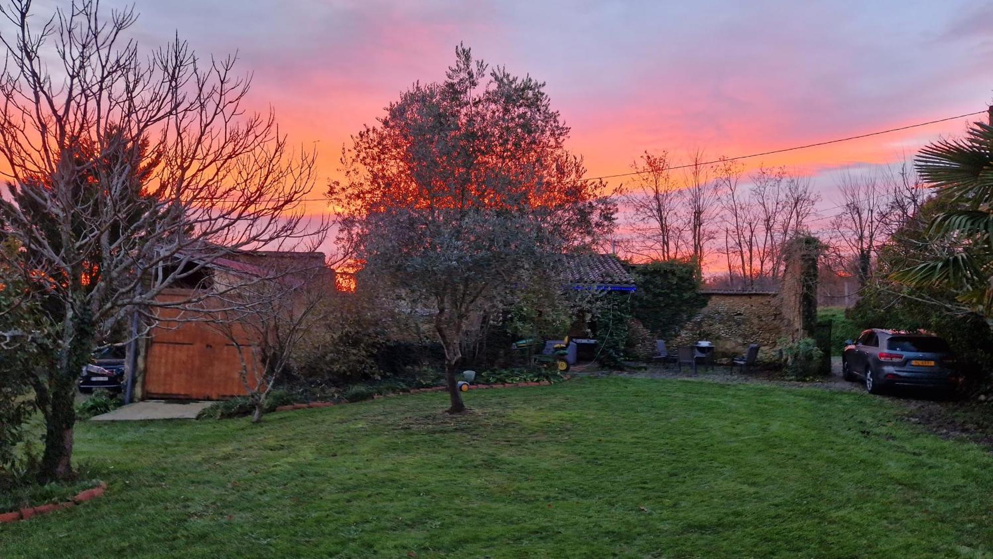 Ferienwohnung Le Peyroutet Cazaux-Villecomtal Exterior foto